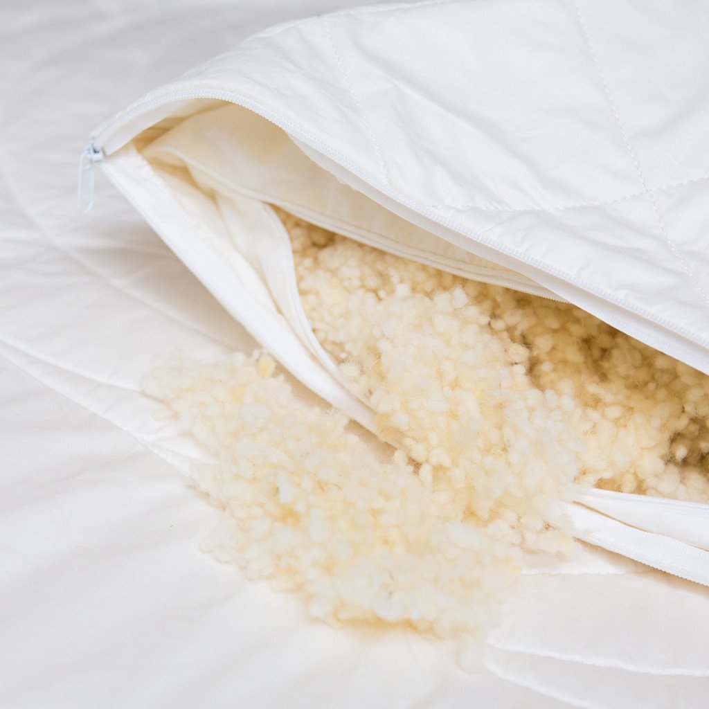 wool pillow protector uk
