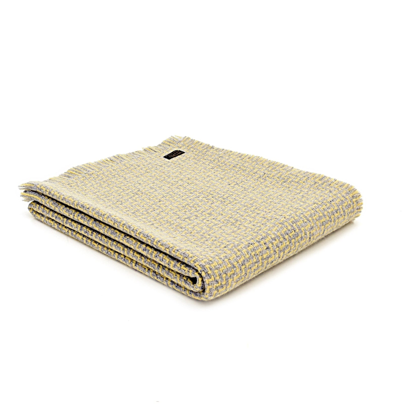 Tweedmill Luma Lemon pure wool throw - Urban Wool